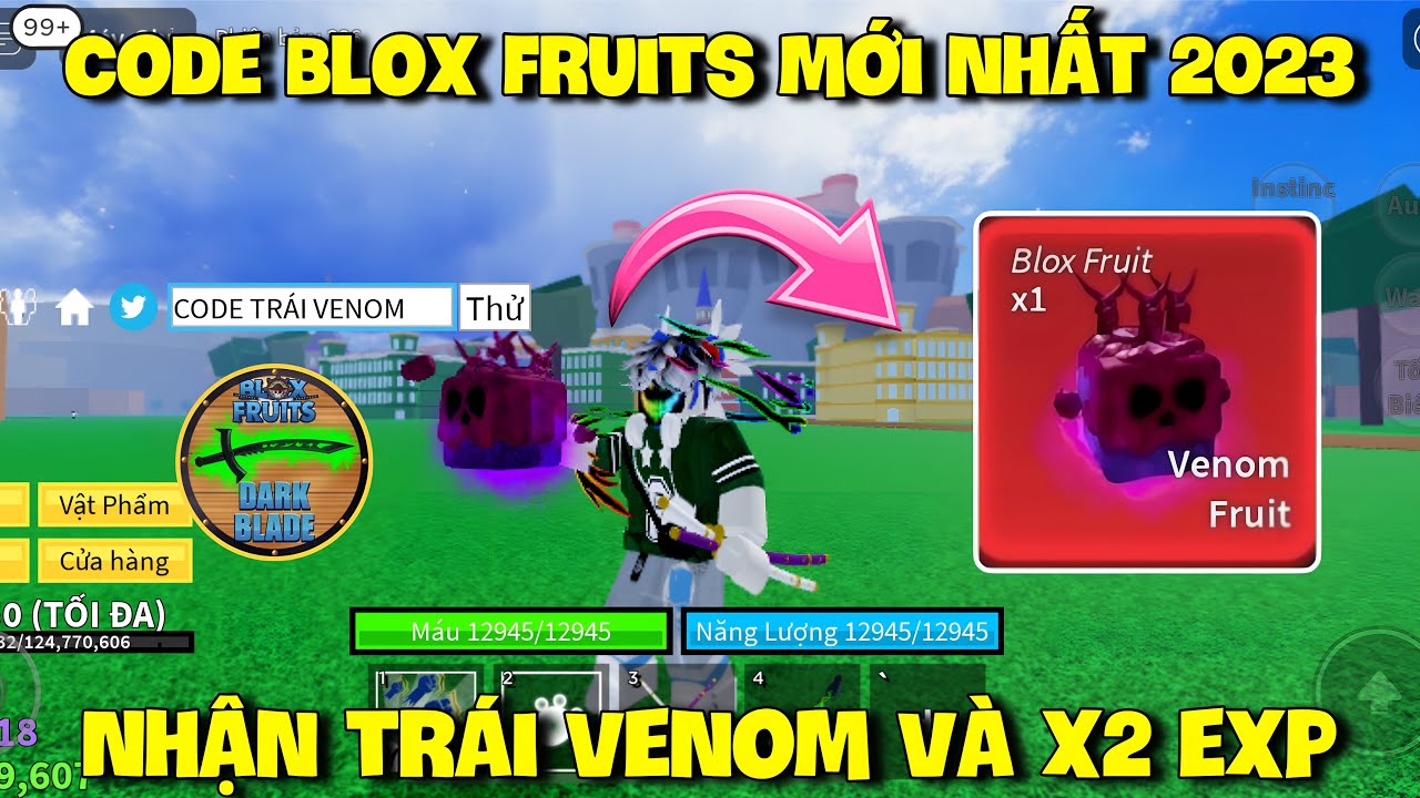 Tổng hợp code Blox Fruti mới nhất